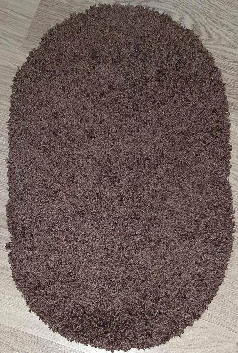 

Ковер с высоким ворсом Loca 6365A d.brown овал 1.50x3.00