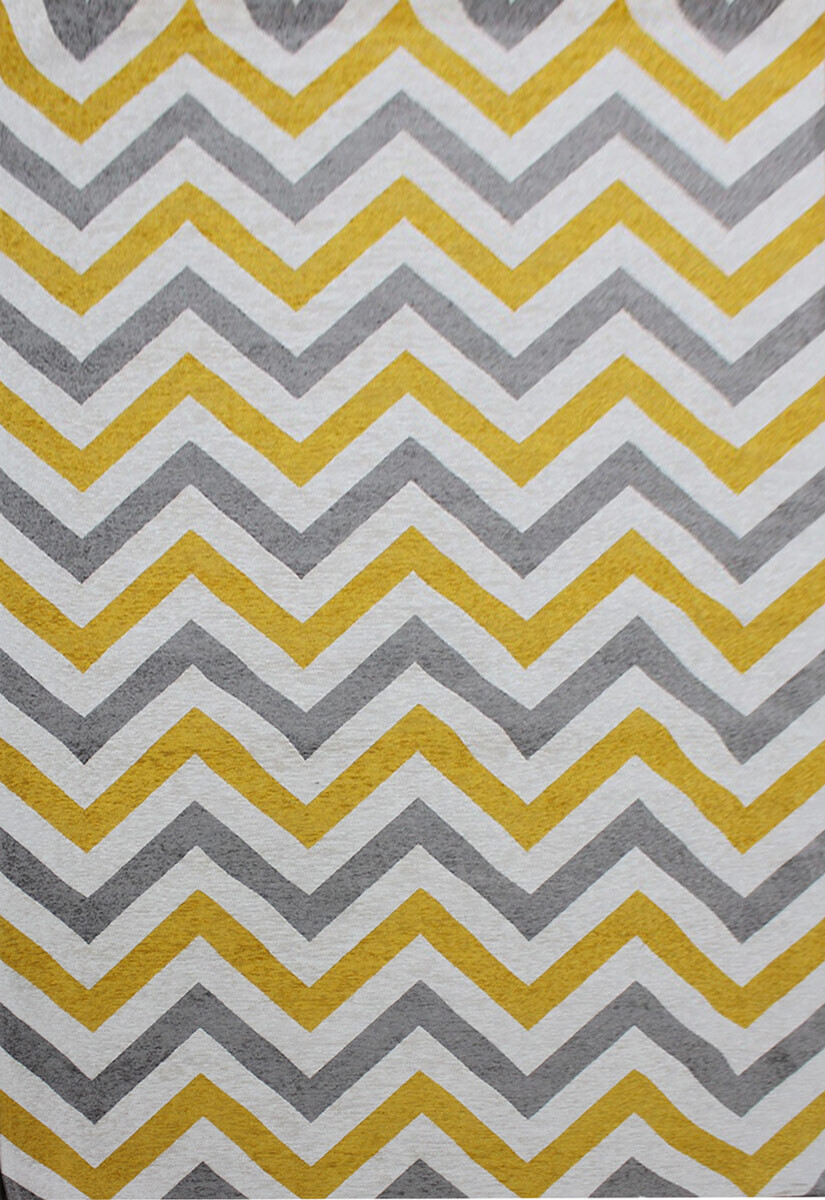 

Безворсовый ковер Almina 131700 grey-yellow 1.60x2.30
