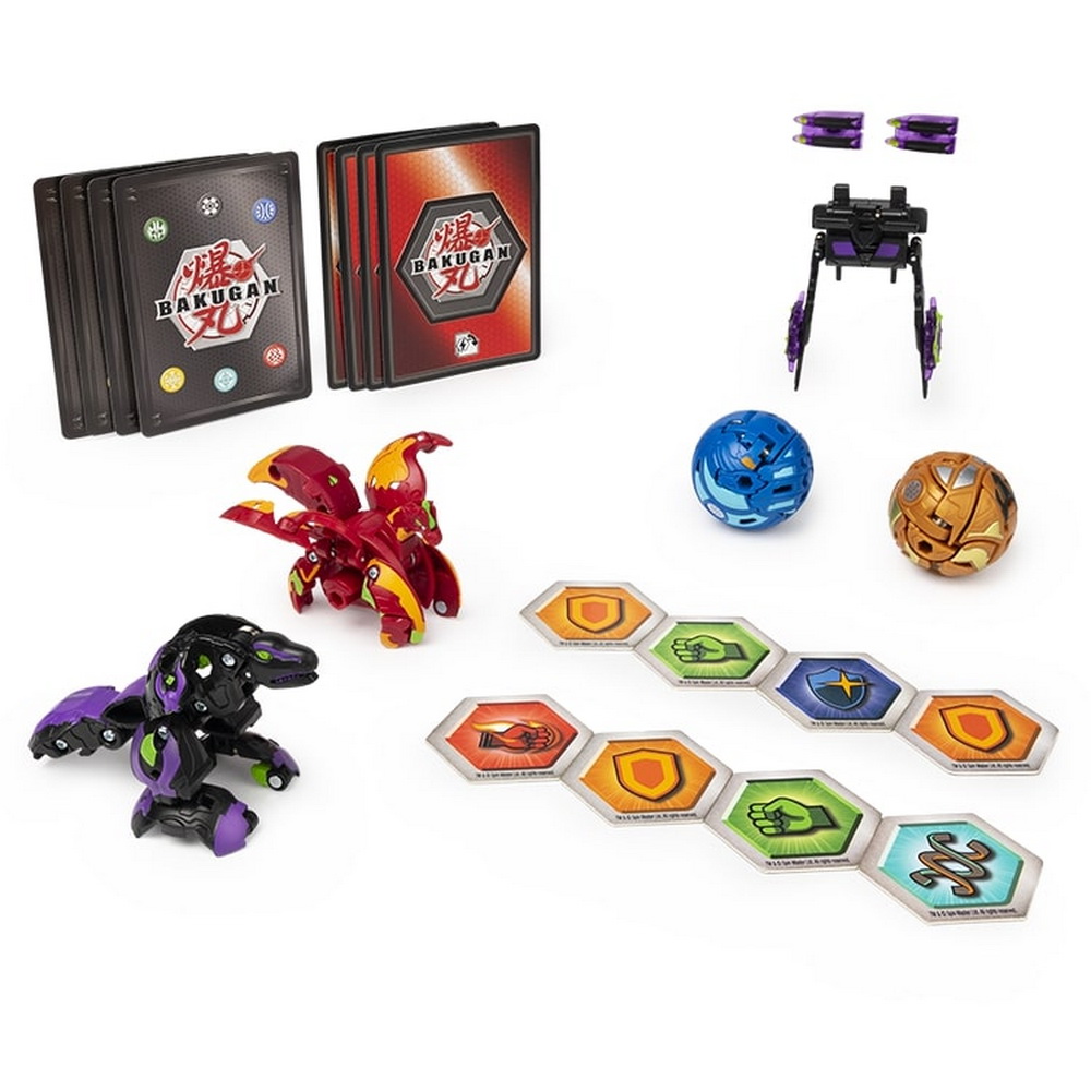 

Bakugan Armored Alliance: Боевой набор из четырех бакуганов с оружием (Трокс и Пегатрикс)