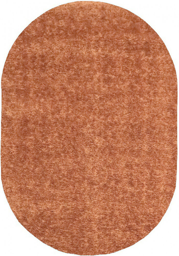 

Ковер с высоким ворсом Puffy 4b S001a brick red овал 2.00x2.90