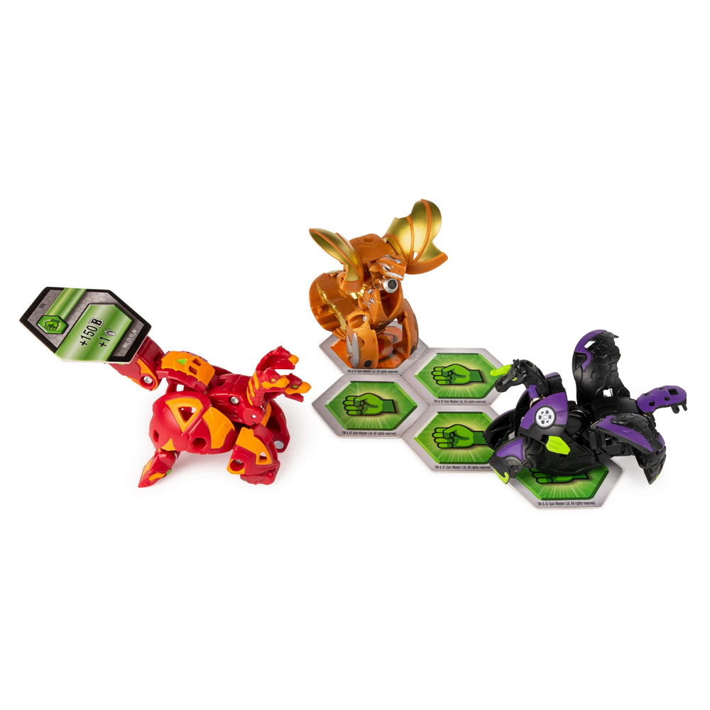 

Bakugan Armored Alliance: Набор из трех бакуганов "Холкор Пайрус"