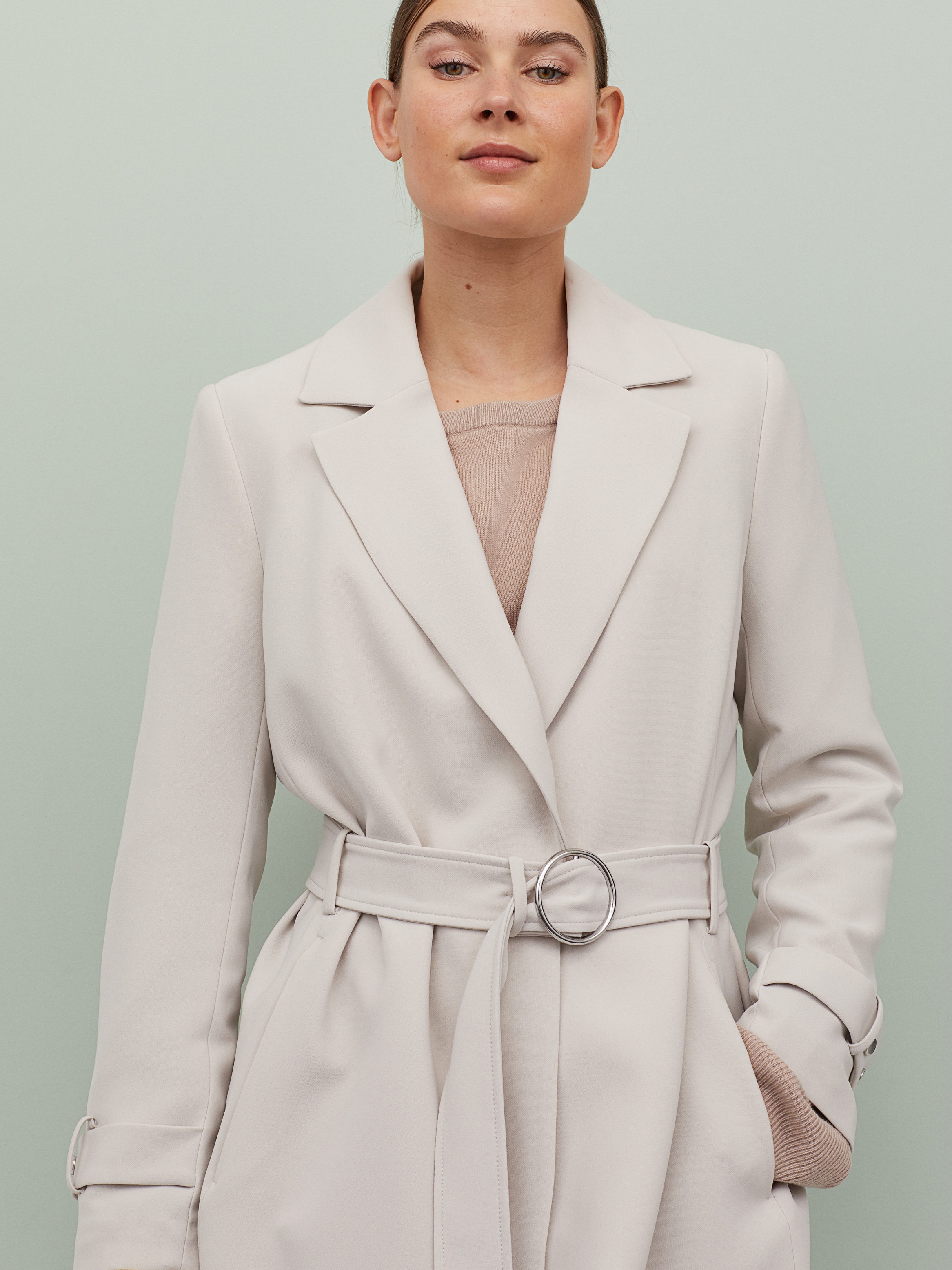 

Тренч H& 0832995-1  Бежевый, Тренч H&M 0832995-1 M Бежевый