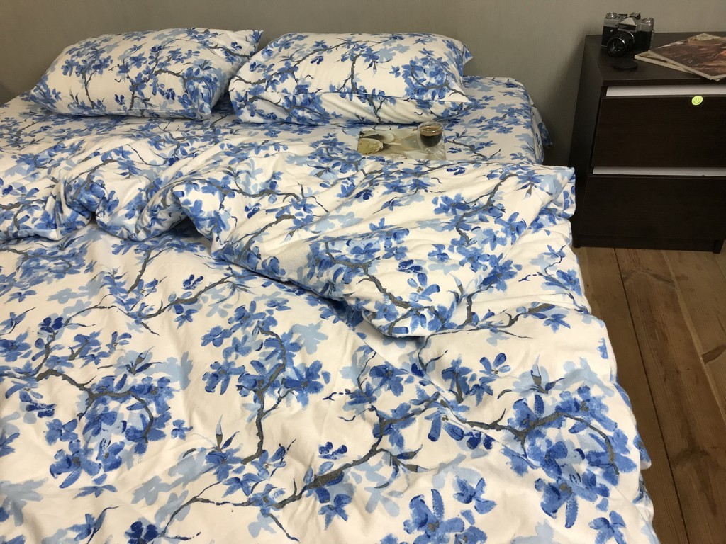 

Постельное белье из фланели «Акварель» CottonTwill, комплект евро, под.200*220 см
