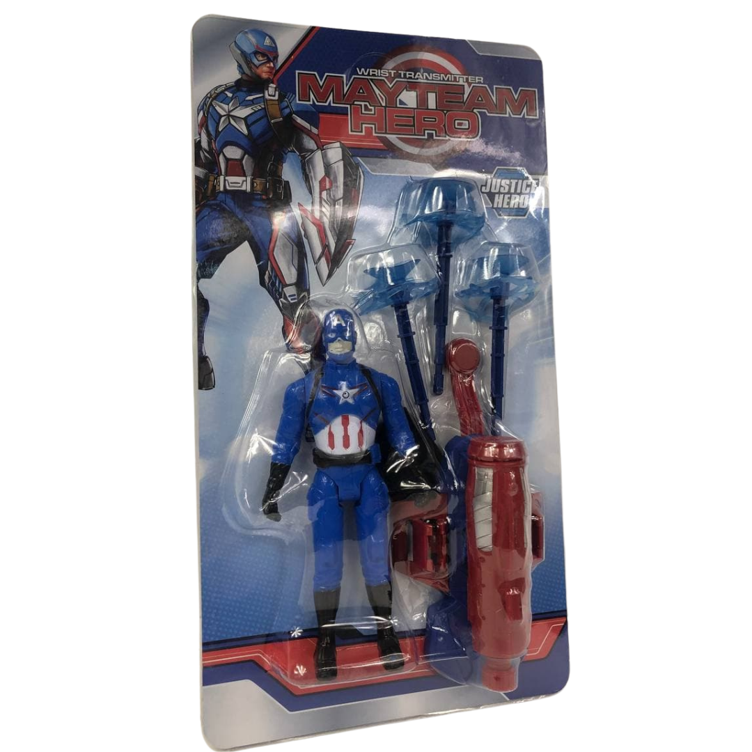 

Игровой набор фигурка капитан Америка шутер captain America арбалет с присоскам Toys 15см