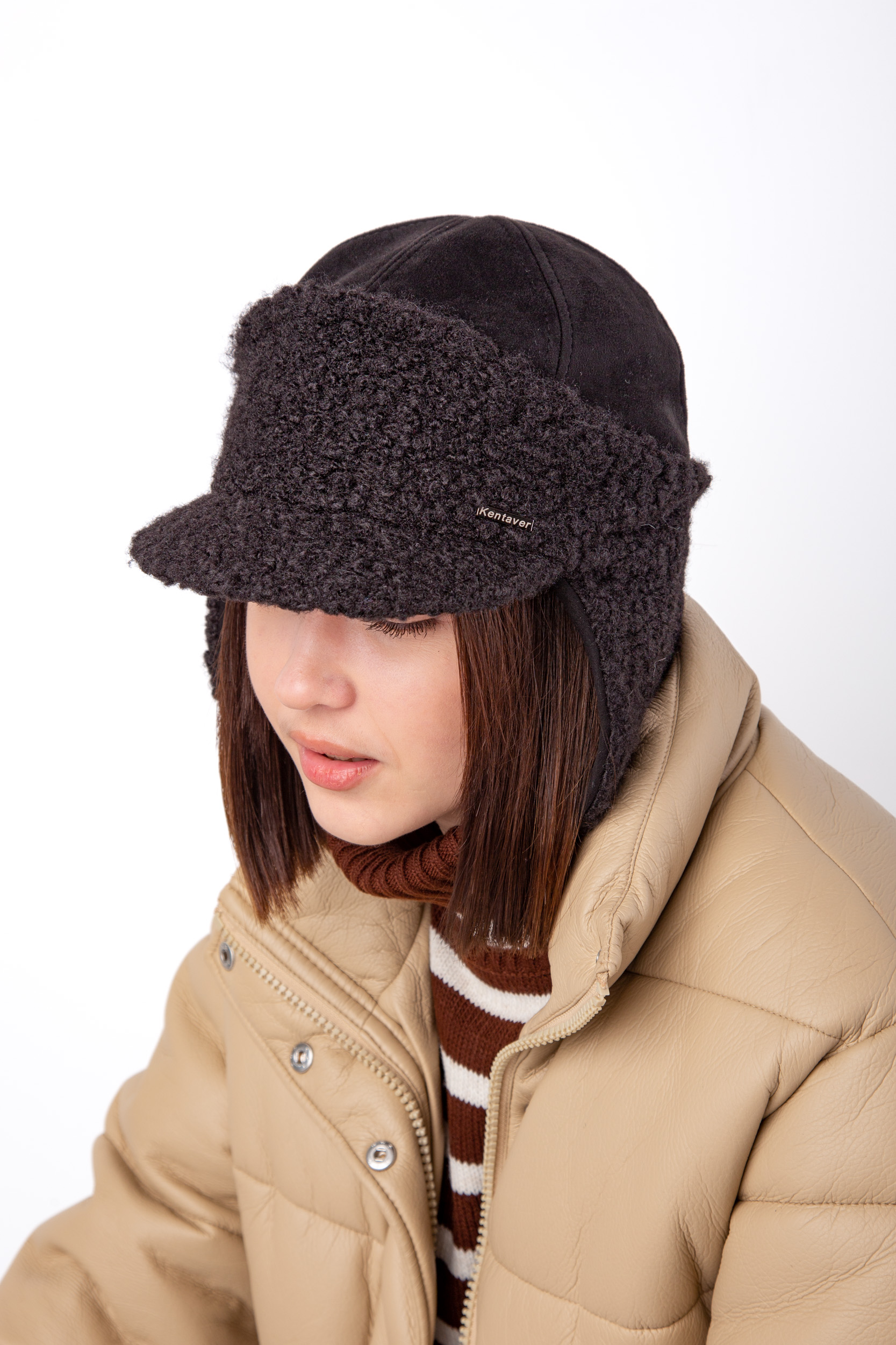 

Шапка FAMO SHP-0801 Черный 56-58 (SHP-0801)
