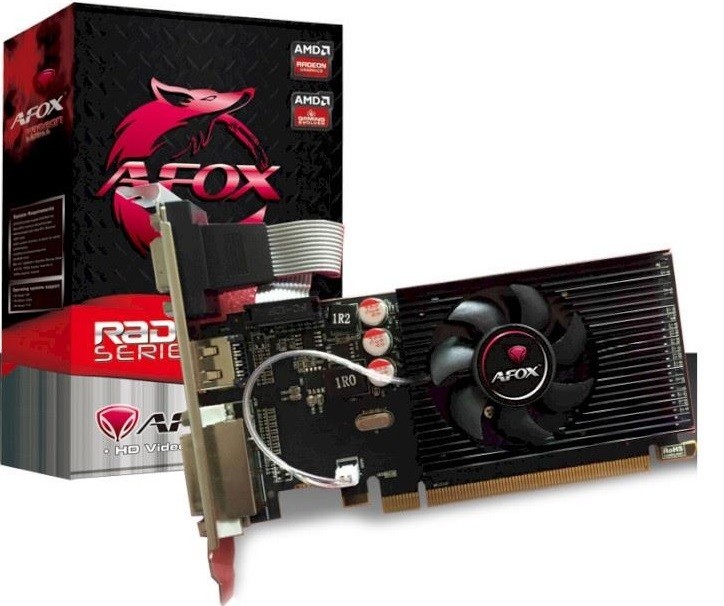 

Відеокарта AFOX PCI-Ex GeForce GT710 2GB DDR3 (64bit) (800/1600) (DVI, VGA, HDMI) (AF710-2048D3L5)