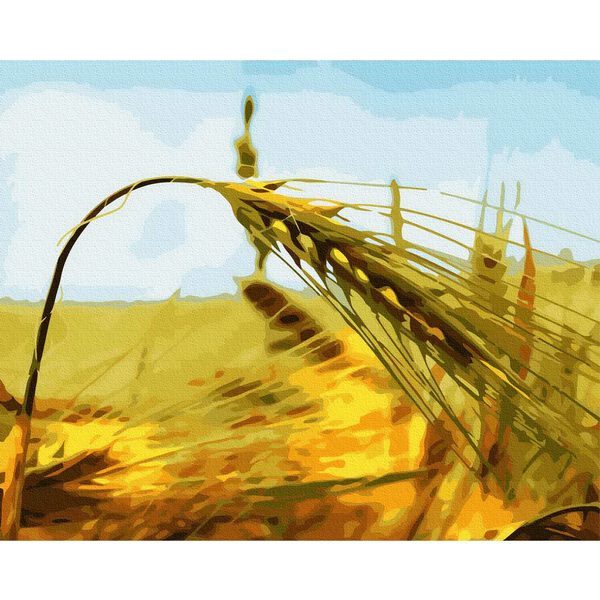 

Картина по номерам / анти-стресс раскраска Brushme Ржаной колос (GX6633)