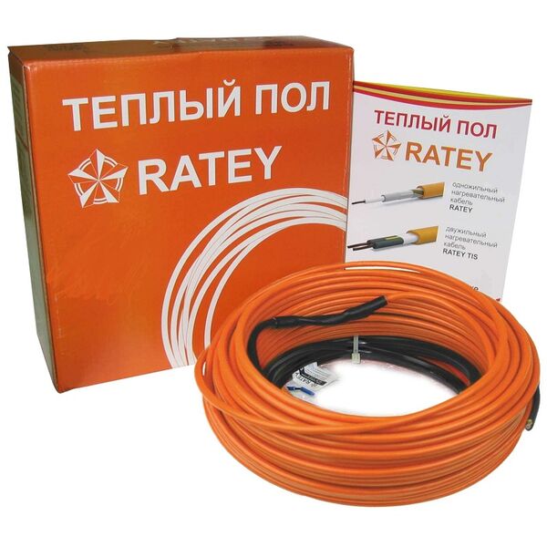 

Нагревательный кабель RATEY RD2 67.5 м / 5.1 м² - 8.4 м² / 1200 Вт