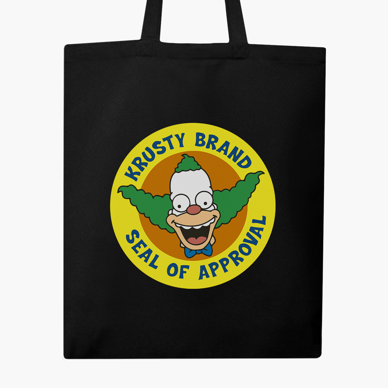 

Эко сумка шоппер Клоун Красти Симпсон (Krusty the Clown The Simpsons) (9227-3411) 41x35 см Черный