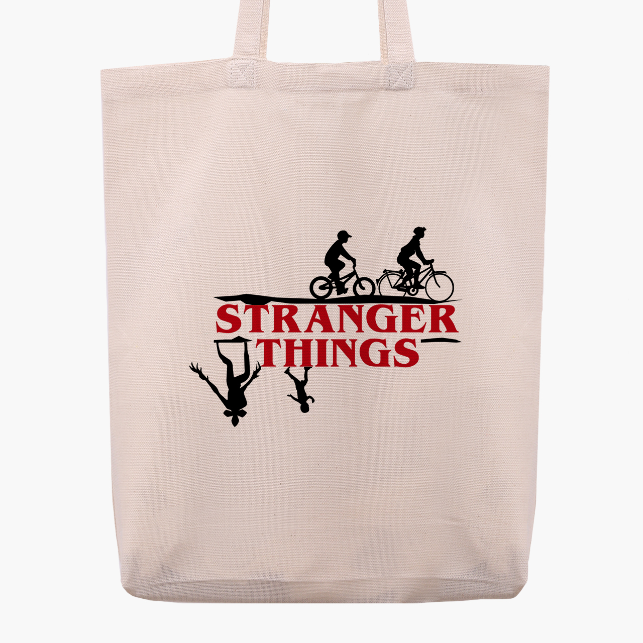 

Эко сумка шоппер Очень странные дела (Stranger Things) (9227-3405) 41x35x8.5 см Белый
