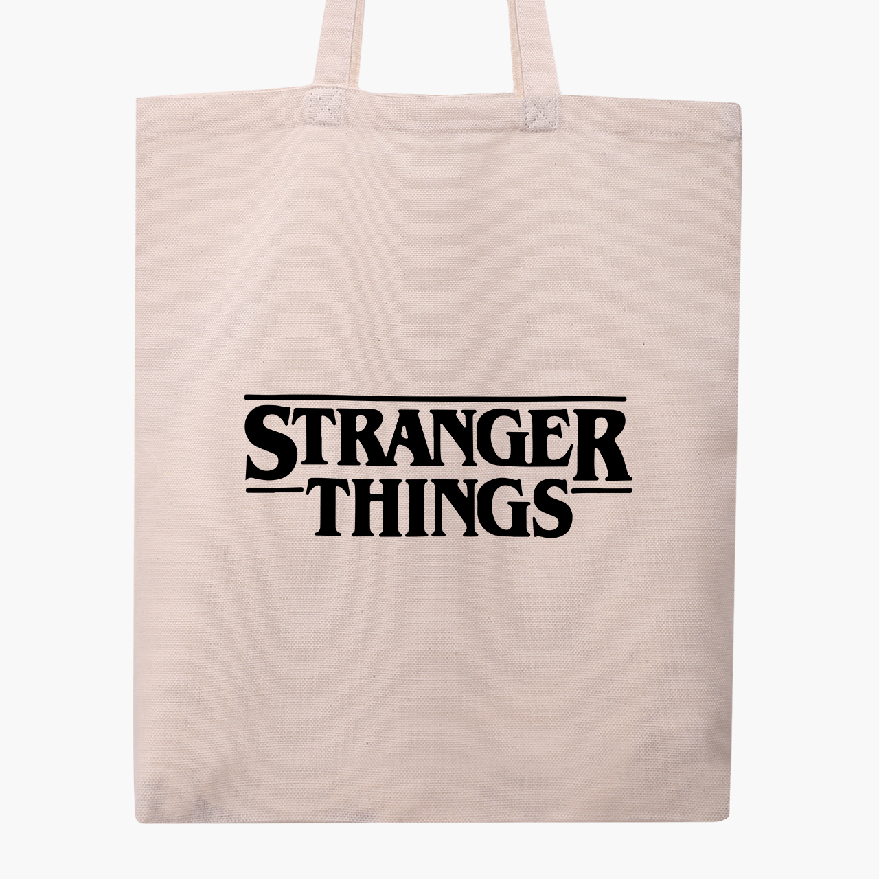 

Эко сумка шоппер Очень странные дела (Stranger Things) (9227-3403) 41x35 см Белый