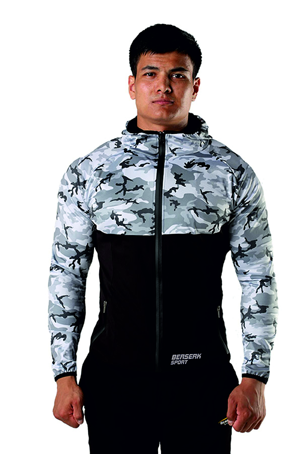 

Худи спортивная мужская на змейке Berserk Sport Evolution Fit Camo black камуфляжный рисунок H1189CB  2000000007304, Худи спортивная мужская на змейке Berserk Sport Evolution Fit Camo black камуфляжный рисунок H1189CB M 2000000007304