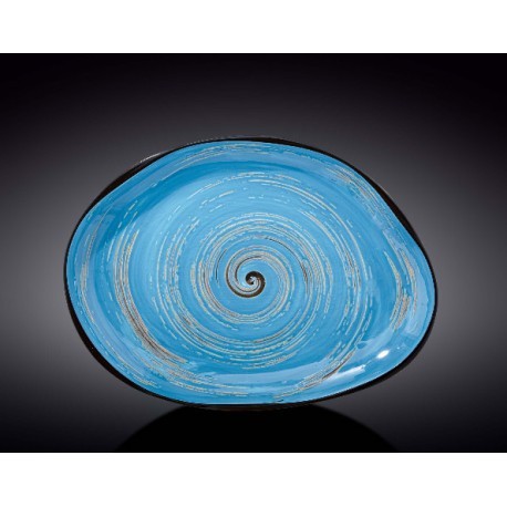 

Wilmax.Spiral.Blue.Блюдо камень 33х24,5см 700мл