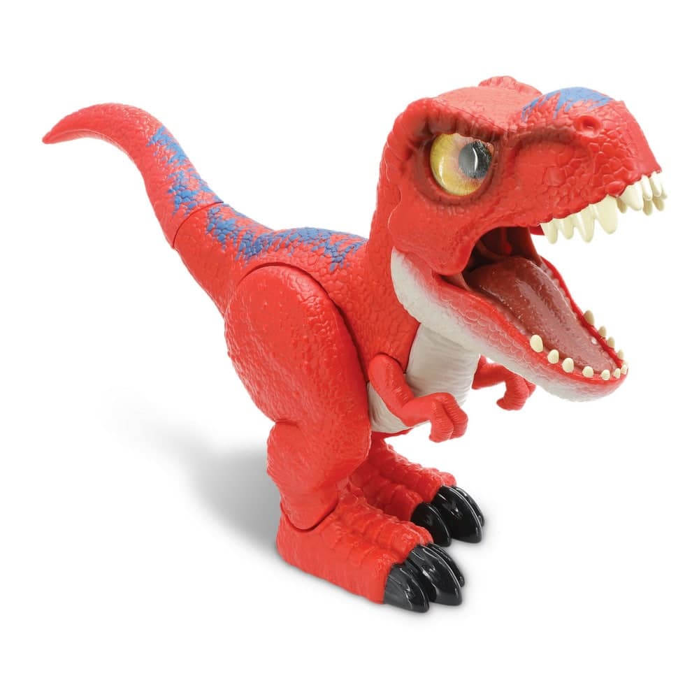 

Интерактивная игрушка Dinos Toys Тираннозавр на батарейках Красный 18 cм