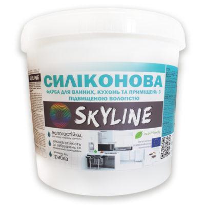 

Краска силиконовая SkyLine для ванной и кухни 5 л (7 кг) Белая