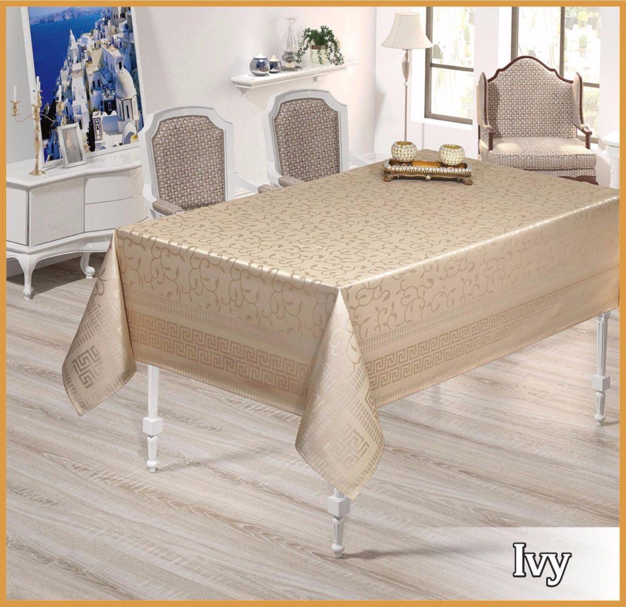 

Скатертина тефлон Maison Royale 160*220 Ivy Cream