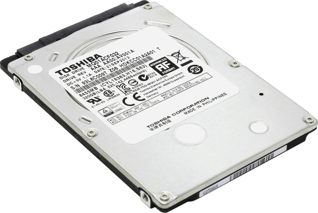 

Жесткий диск Toshiba 320GB 7200 об/мин 16MB SATA3 (MQ01ACF032) Refurbished