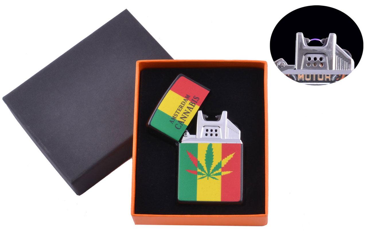 

USB зажигалка Cannabis (Электроимпульсная) №4776B-4