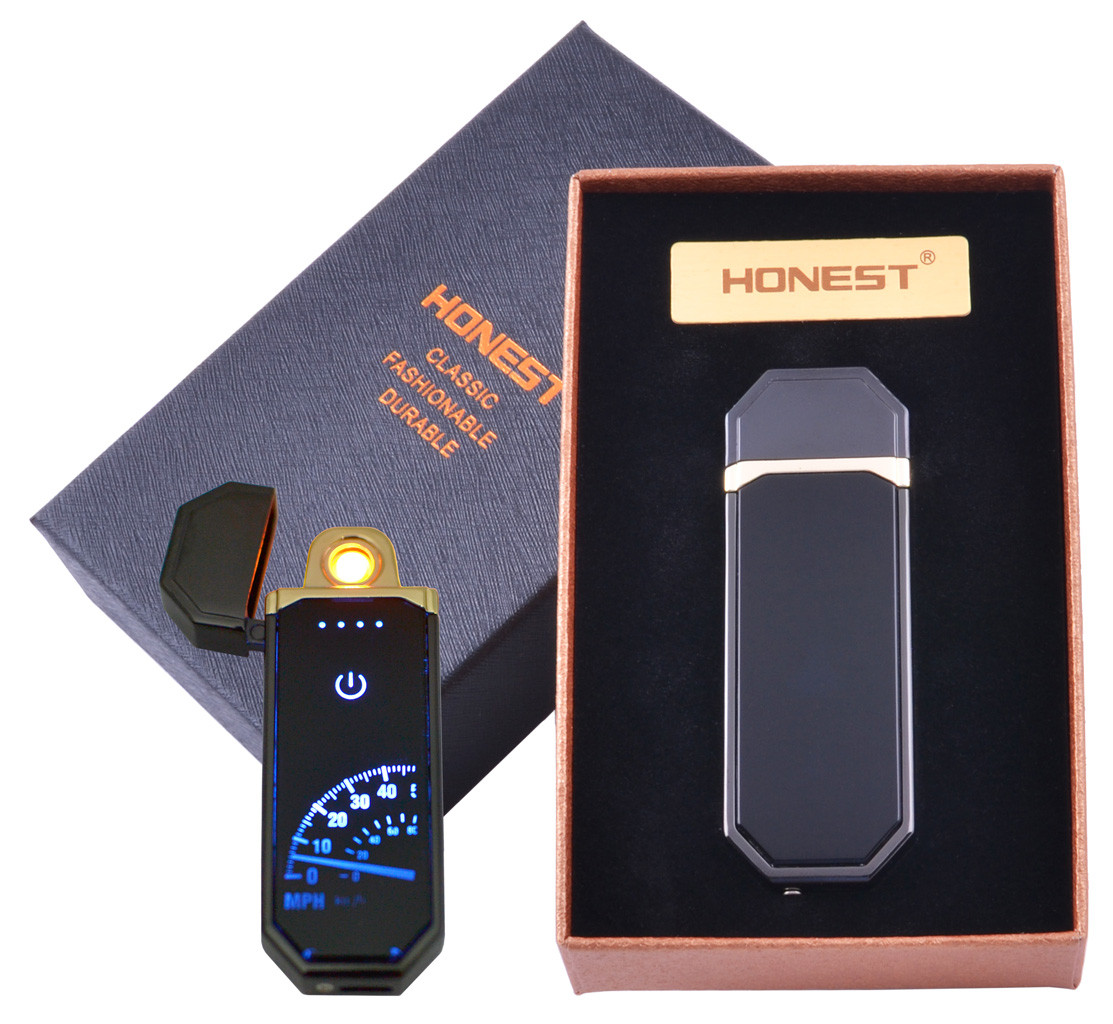 

USB зажигалка в подарочной коробке HONEST (Спираль накаливания) №HL-98-3