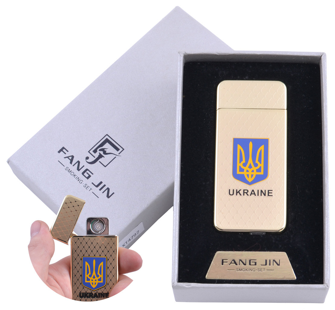 

USB зажигалка в подарочной упаковке "Герб Украины" №4797