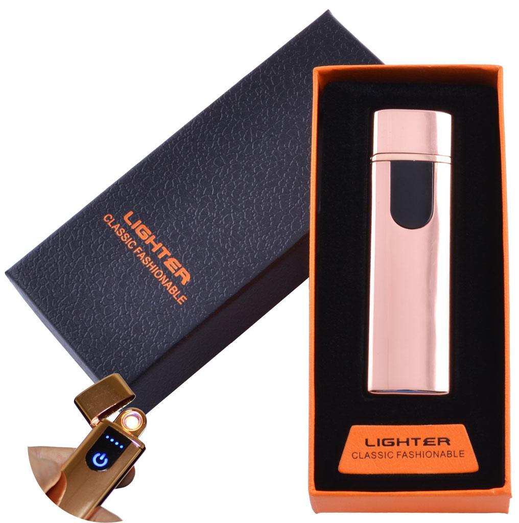 

USB зажигалка в подарочной упаковке Lighter (Спираль накаливания) №HL-48 Gold