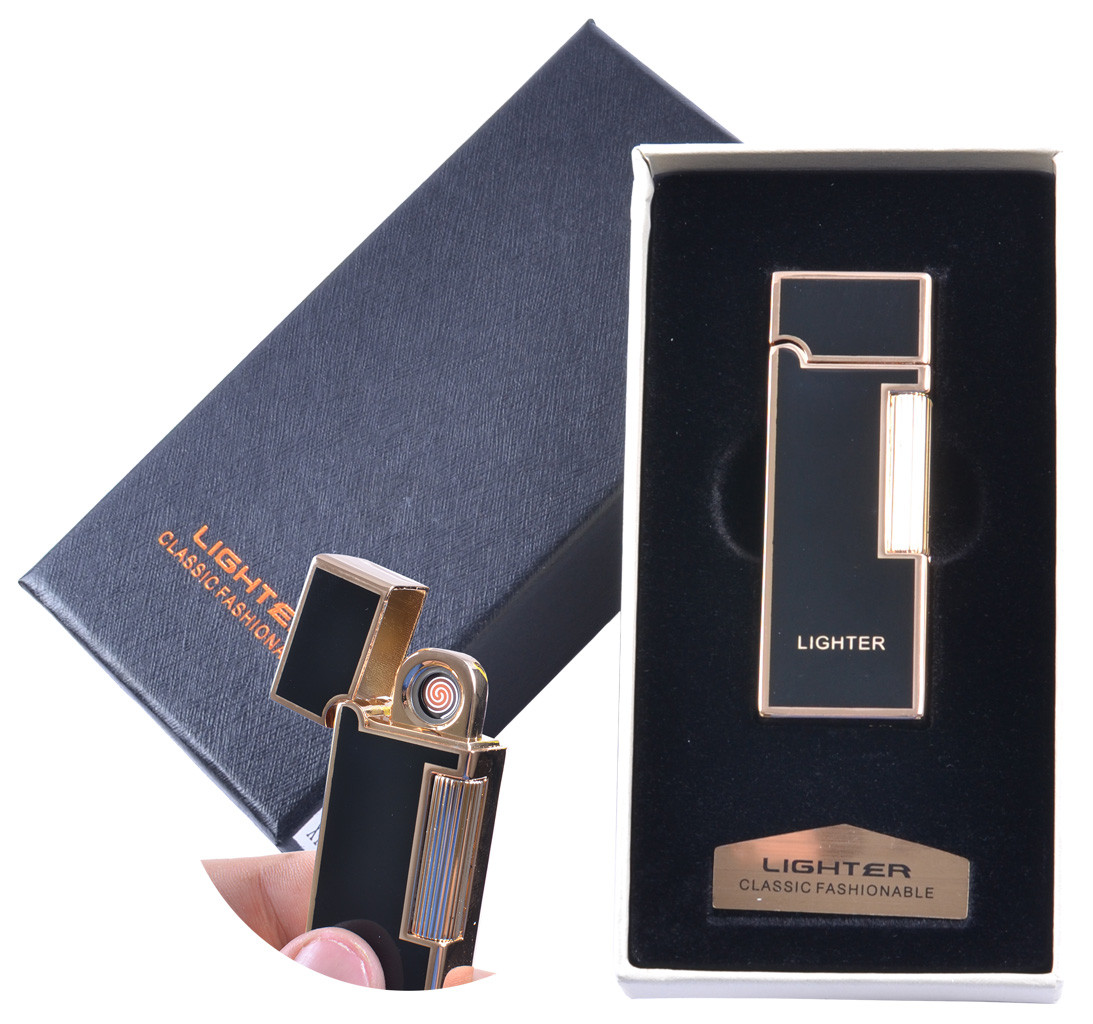 

USB зажигалка в подарочной упаковке "LIGHTER" (Двухсторонняя спираль накаливания) №4870-5