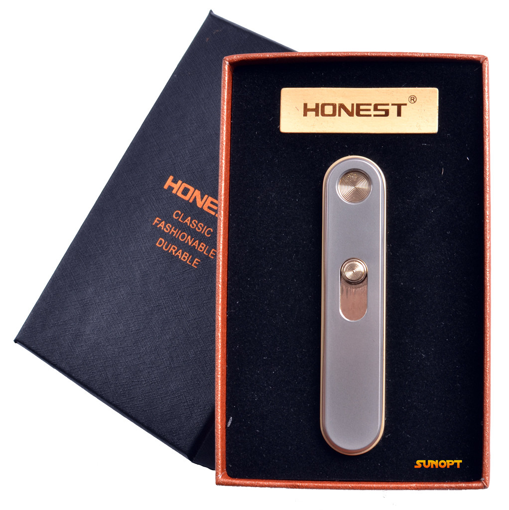 

USB зажигалка в подарочной упаковке "Honest" (спираль накаливания) №4825 Silver