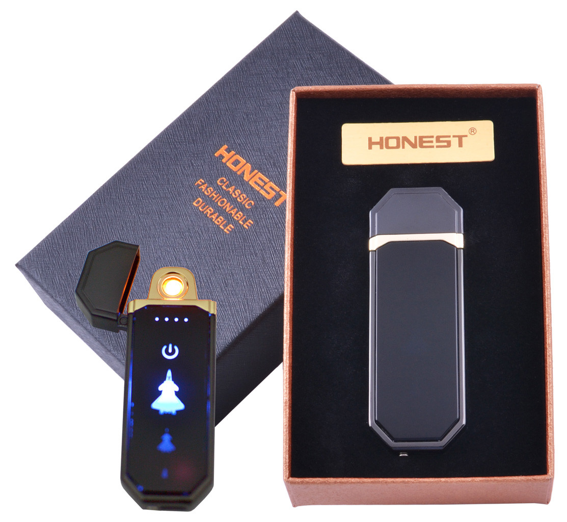 

USB зажигалка в подарочной коробке HONEST (Спираль накаливания) №HL-98-1