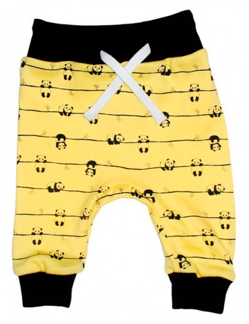 

Штанишки MISHKA Панда желтые 80 (1772-80)