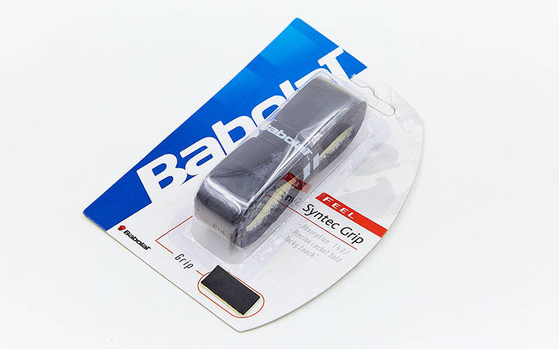 

Обмотка на ручку ракетки теннис,сквош,бадминтон Grip BABOLAT 670017-105 /2 SYNTEC (1шт, черный)