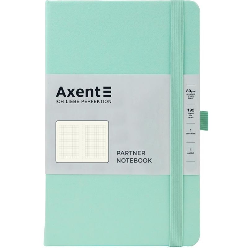 

Книга записная Partner 125х195мм 96л в клетку винный Axent