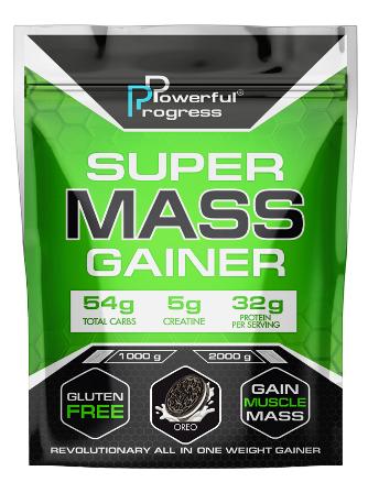 

Гейнер Powerful Progress Super Mass Gainer 2000g Banana