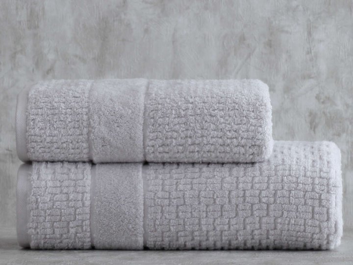 

Набор махровых полотенец Pavia Kayla 50x85, 75x150 Gri ​​
