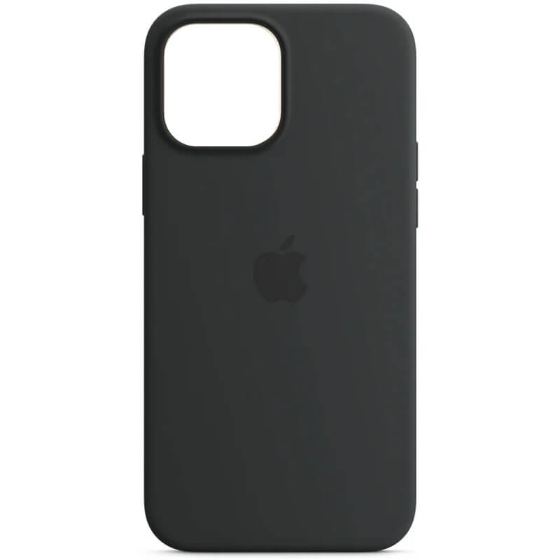 

Чехол Silicone case (AAA) full with Magsafe для Apple iPhone 13 mini (5.4") Черный / Midnight Без бренда