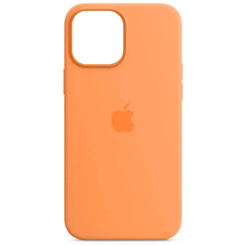 

Чехол Silicone case (AAA) full with Magsafe для Apple iPhone 13 mini (5.4") Оранжевый / Marigold Без бренда