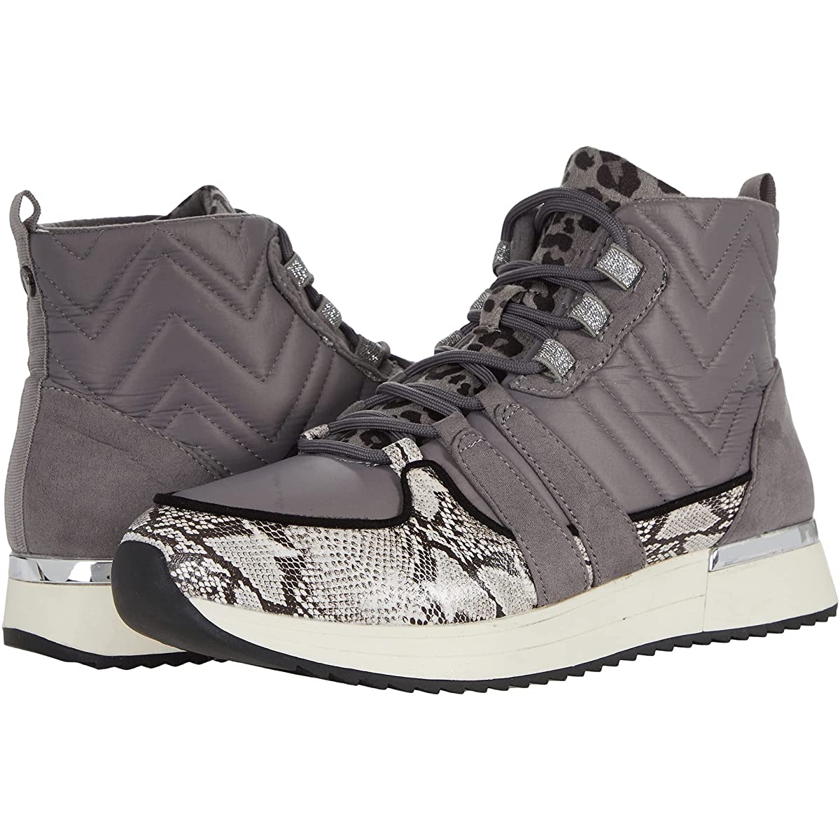 

Кроссовки женские Kenneth Cole Reaction Cameron Quilt Hiker Серый 37.5
