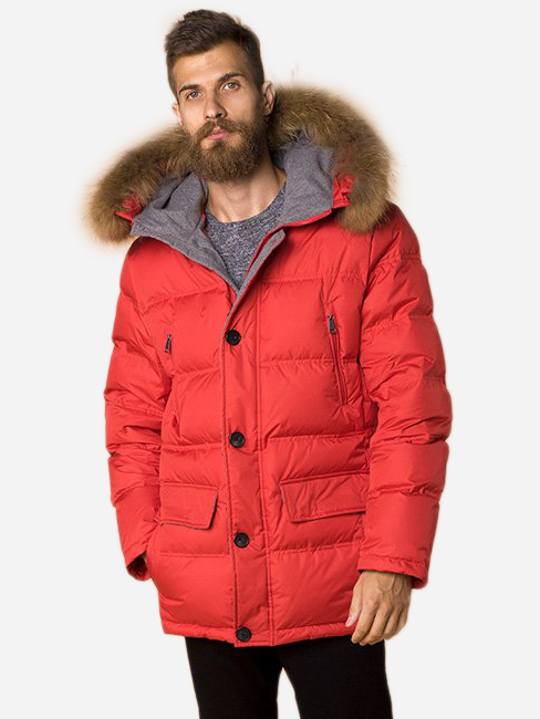 

Пуховик MR520 MR 10216660819 XXL Красный