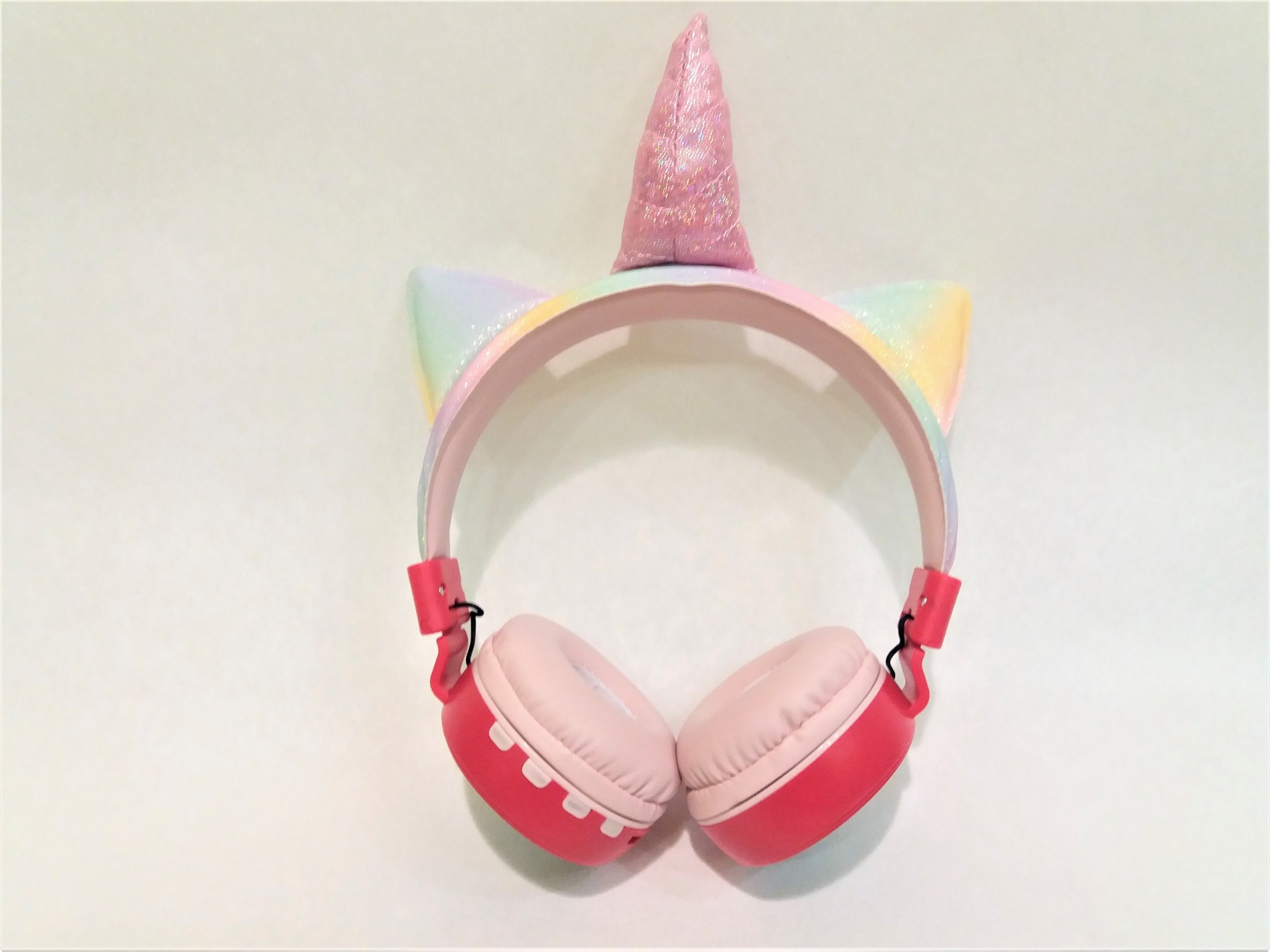 

Детские наушники беспроводные Bluetooth Unicorn D80 ЕДИНОРОЖКИ с переливающейся подсветкой Красные