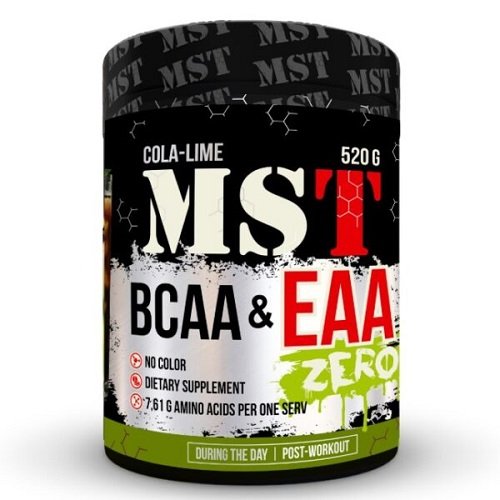 

ВСАА MST BCAA&EAA Zero, 520 г. Манго-маракуйя