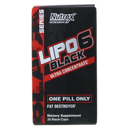 

Жироспалювачі Nutrex Lipo-6 Black Ultra concentrate, 30 caps