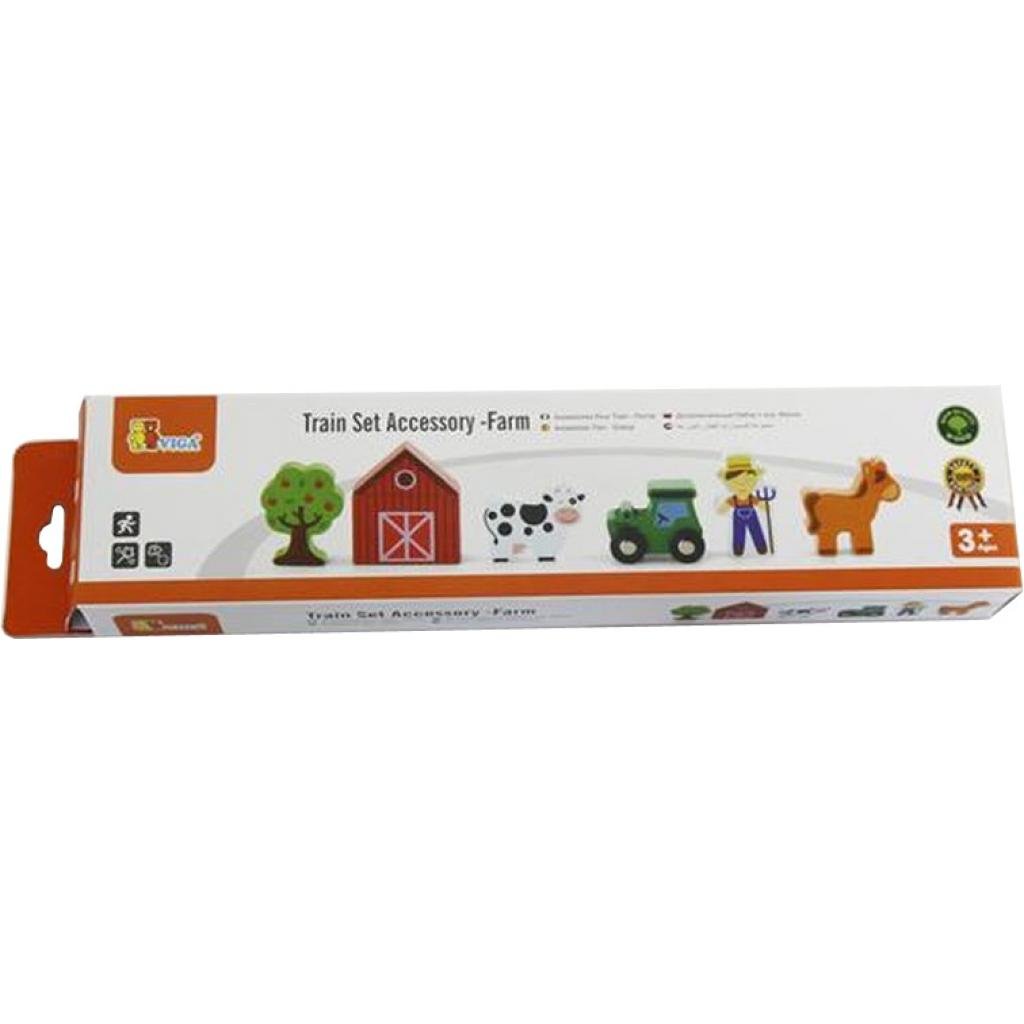 

Железная дорога Viga Toys дополнительный набор к ж/д Ферма (50812)