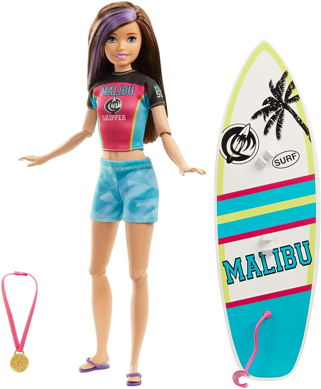 

Кукла Барби Скиппер серфинг ​Barbie Dreamhouse Adventures Skipper Surf Doll