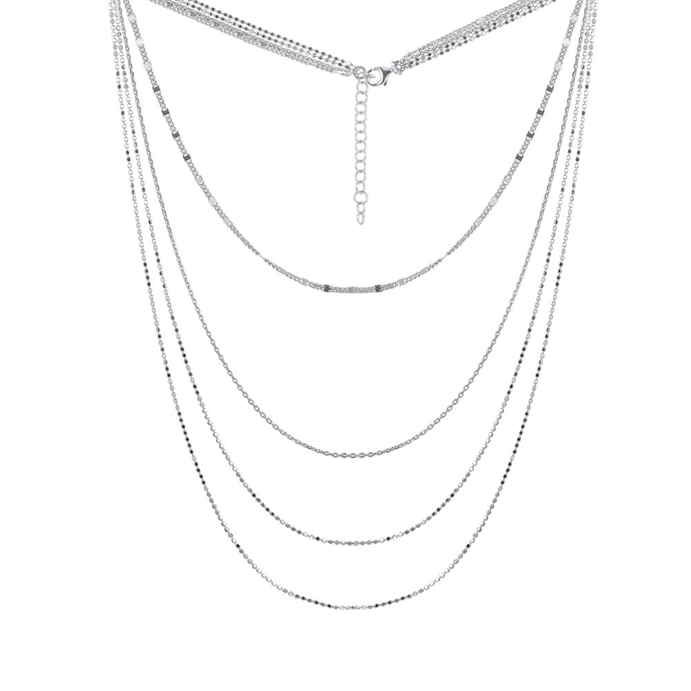 

Колье из серебра 000146709 40 размера