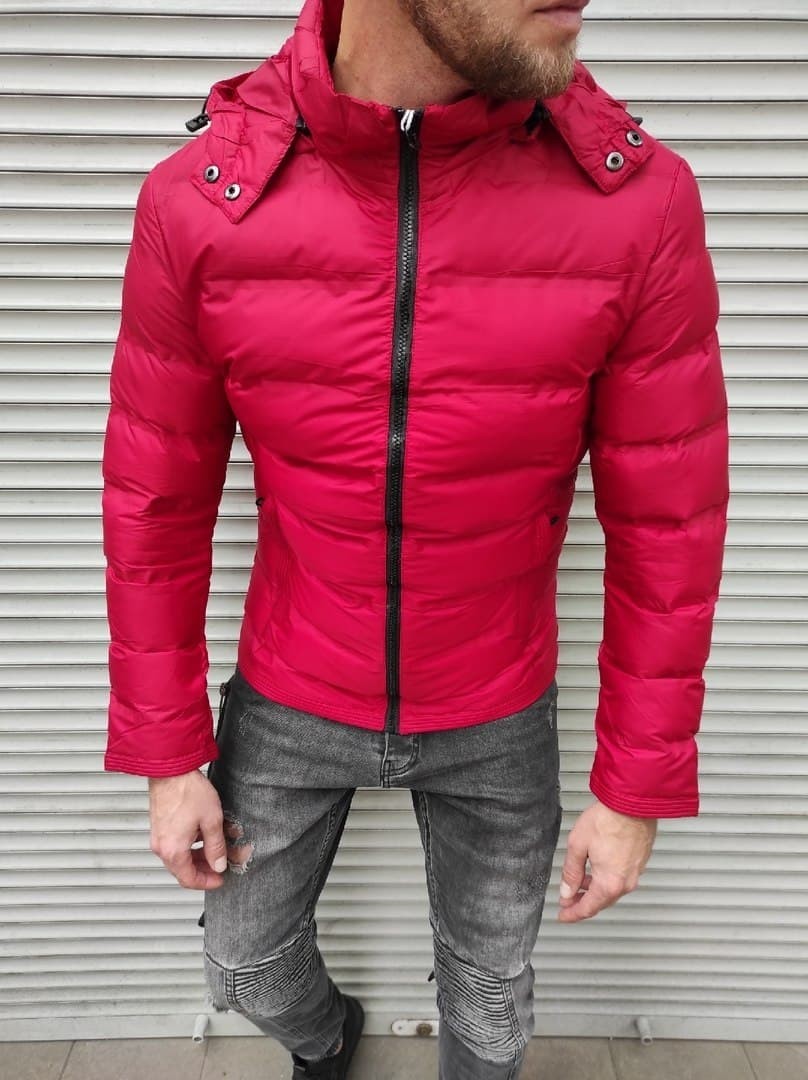 

Куртка ZKE Red Hooded  красная 1903, Куртка ZKE Red Hooded 4XL красная 1903-4XL