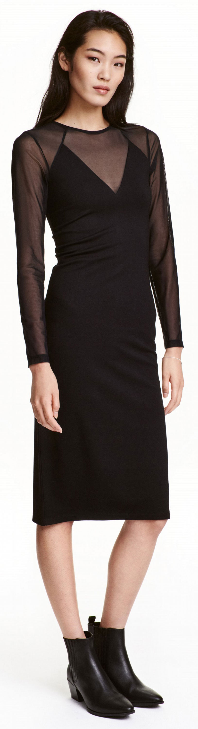 

Платье H&M XAZ055242UUIX XS Черное
