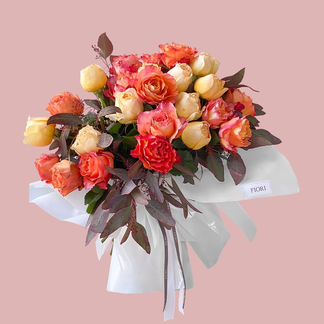 

Букет из свежих цветов Orange sun FIORI