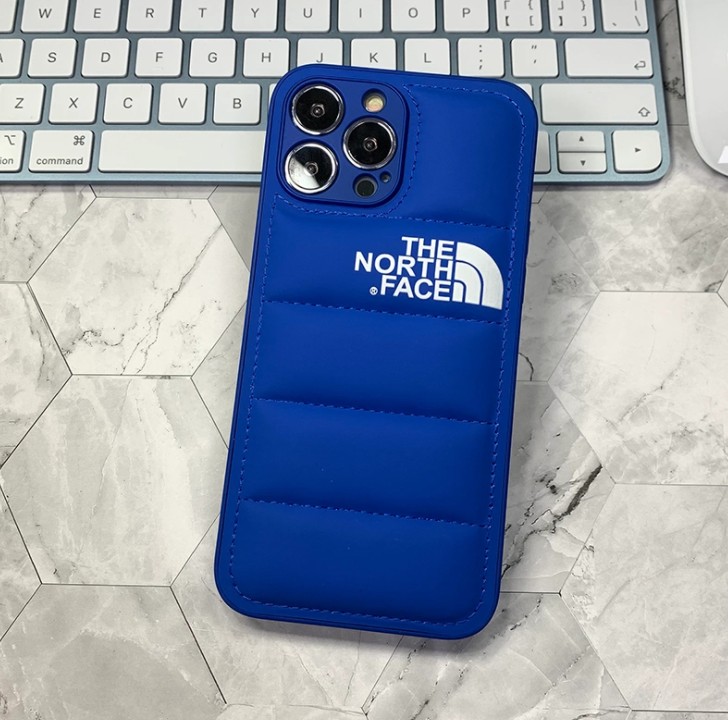 

Пуферный чехол-пуховик TNF для iPhone X/XS Синий