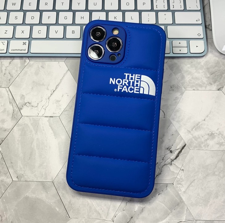 

Пуферный чехол-пуховик TNF для iPhone 11 Pro Синий