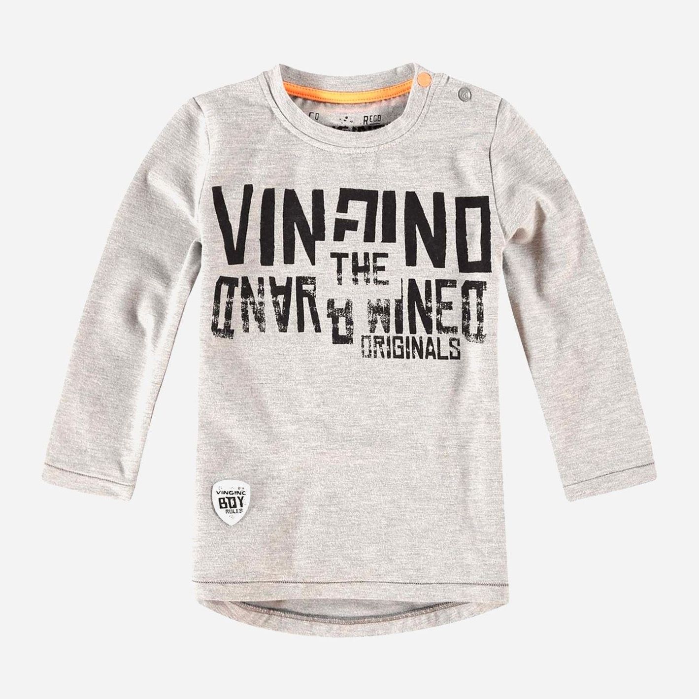 

Футболка с длинными рукавами Vingino 1730002 50-56 см Серая