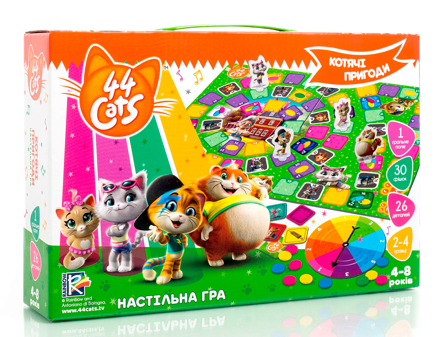 

Настольная игра Vladi Toys 44 Котенка Кошачьи приключения укр (VT8055-25)